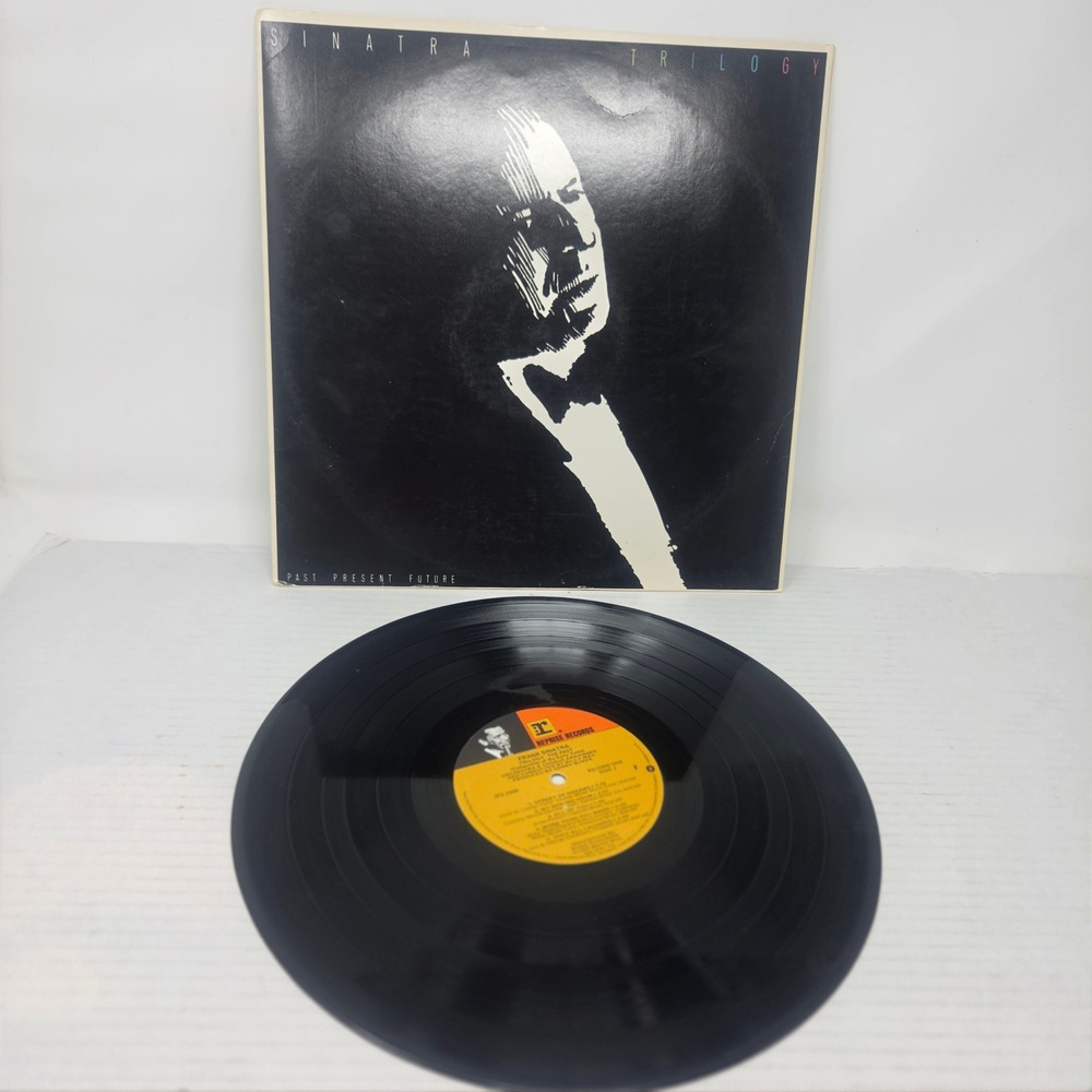 Frank Sinatra Trilogy Vinyl LP Box Set Black Past Present Future Jazz 3FS Good
